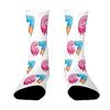 67 Meme Casual Socks Ice Cream 6 7 Crew Socks Funny Donut Six Seven Socks Gifts for Women Men Family Friends