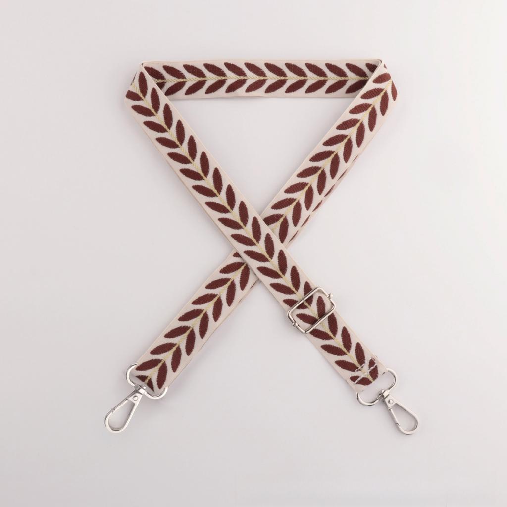 Neues Kleines Frisches Handy-Lanyard Crossbody-Tasche Schultergurt Zubehör Verstellbar Blattmuster Leichter Anhänger Riemen