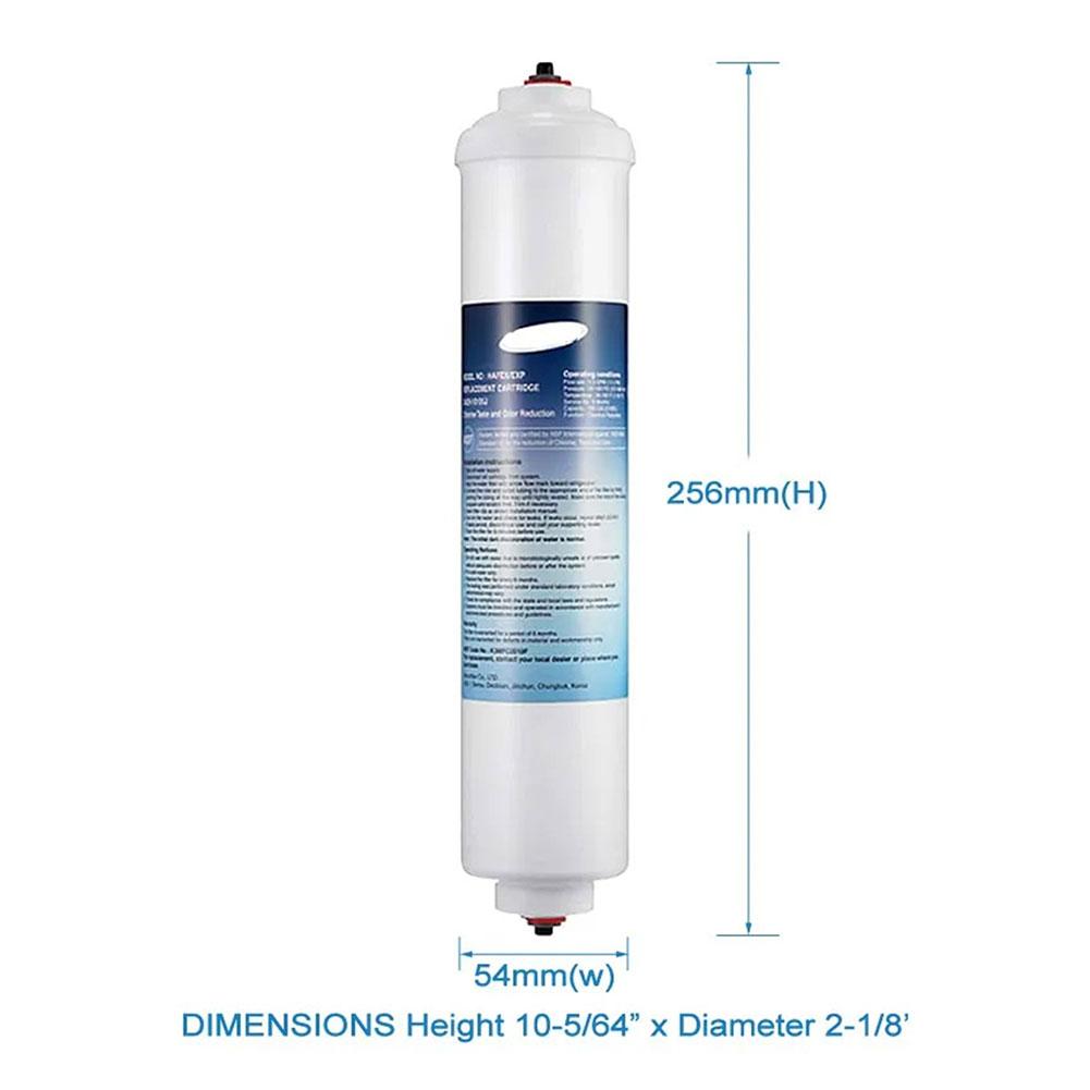 Langlebiger Kühlschrank-Wasserfilter-Ersatz Kompatibel für HAFEX/EXP, DA29-10105J, GE GXRTQR, LG 5231JA2010B