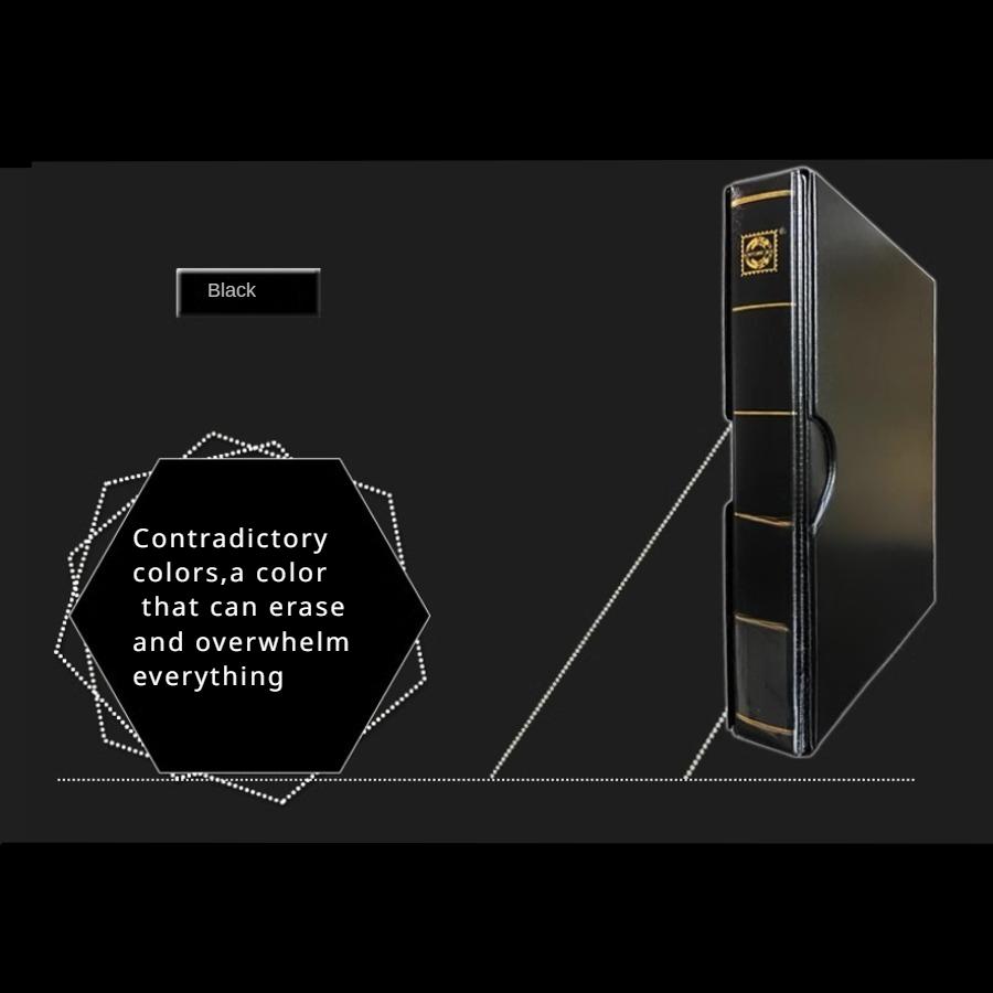 Large Capacity Stamp Collection Book, Paper Coin Collection Book, with Dust Cover, Expandable Capacity, Christmas Gift, Stocking Stuffers