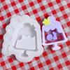 Resin Casting Shaker Mold Epoxy Quicksand Silicone Mold Resin Shaker Mold for Pendant Jewelry Keychain Decoration Making