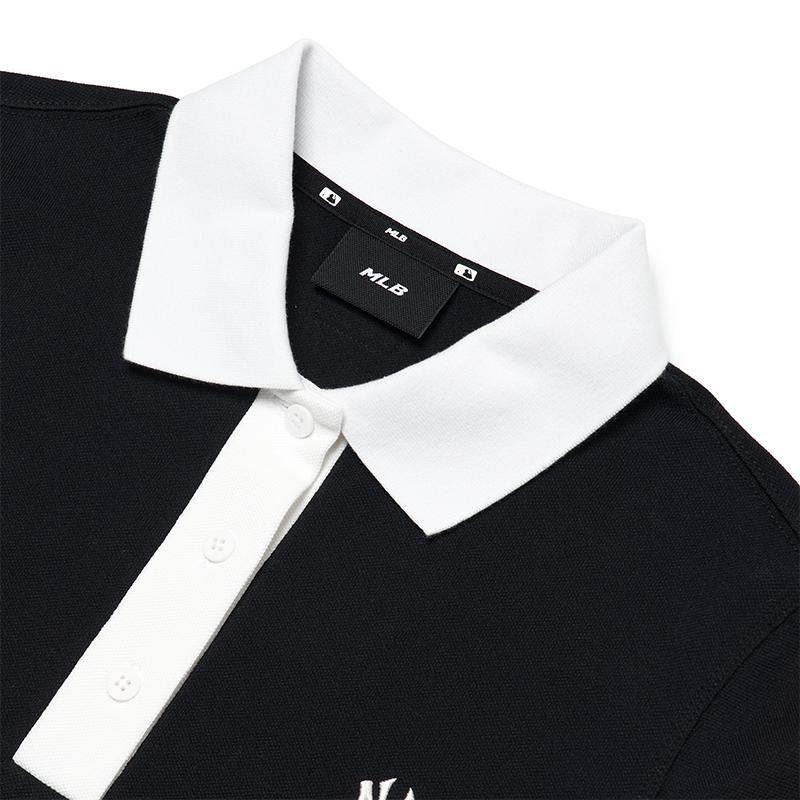 New MLB New York Yankees Polo Shirts Women's Black 3FPQ03023-50BKS