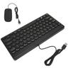 Keyboard Mouse Combo Comfortable Ergonomics Power Saving 78 Keys Round Keycap 4 Mouse Buttons Wired Computer Supplies