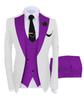 2025 European & American Men's Three-Piece Suit Set - Business, Banquet, or Groomsmen Attire