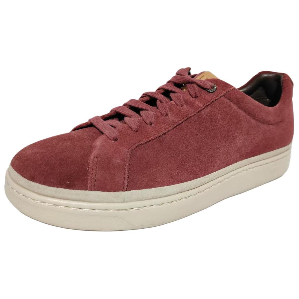 UGG Cali Cow Split Leather Low top Skateboard Shoes Men's Dark Red 1020133-PNR