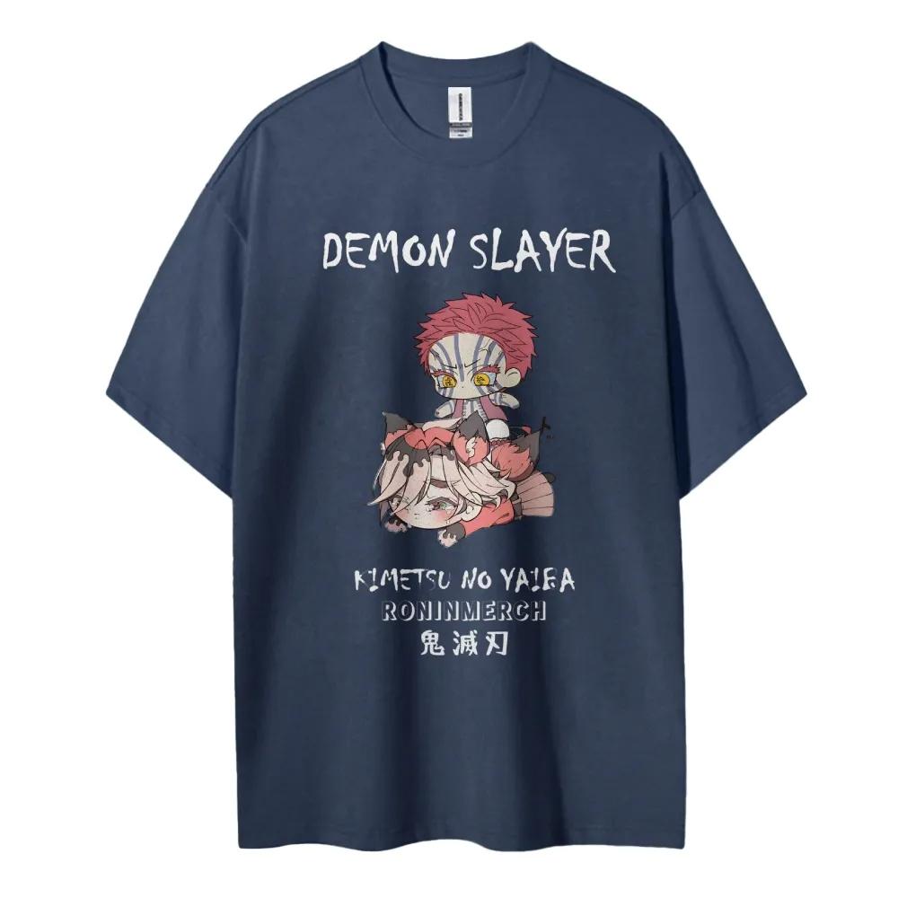 Dämonentöter Aufdruck Kurzarm Lässig Sommerkleidung Herren Bequeme Kleidung Herrenbekleidung Kurzarm Halbarm Oberteil