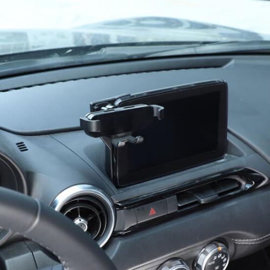 Für Mazda MX-5 Miata 2016- Mittlerer Navigationsbildschirm Handyhalterung ABS Schwarz