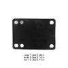 2 Pieces Skateboard Risers Shock Absorption Rise Pads Outdoor Height Increase Washer Protective Sports Skate Board Gasket