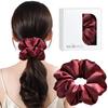 IRIYULI Silk 5cm 30 6A Grade Natural Silk Reduces Leaves No Gentle On Adds Volume and Elegant Stylish for Women and Day Gift Scrunchie, Wide, Momme,