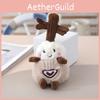 Cute Plush Cartoon Guitar Pendant With Long Fur And Pp Cotton For Gift Girls