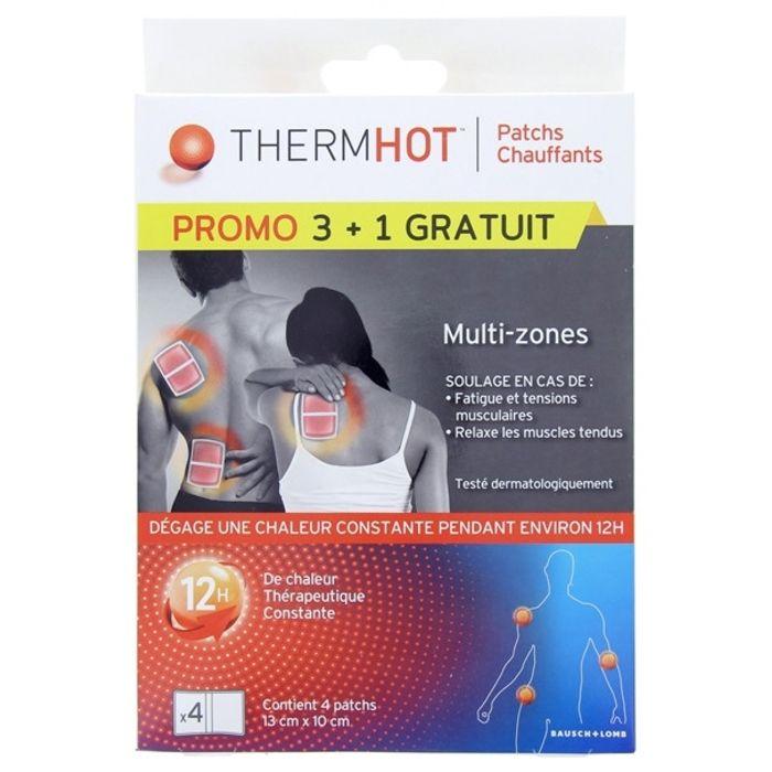 Bausch + Lomb Thermhot 3 Patchs Chauffants Multi-Zones + 1 Offert