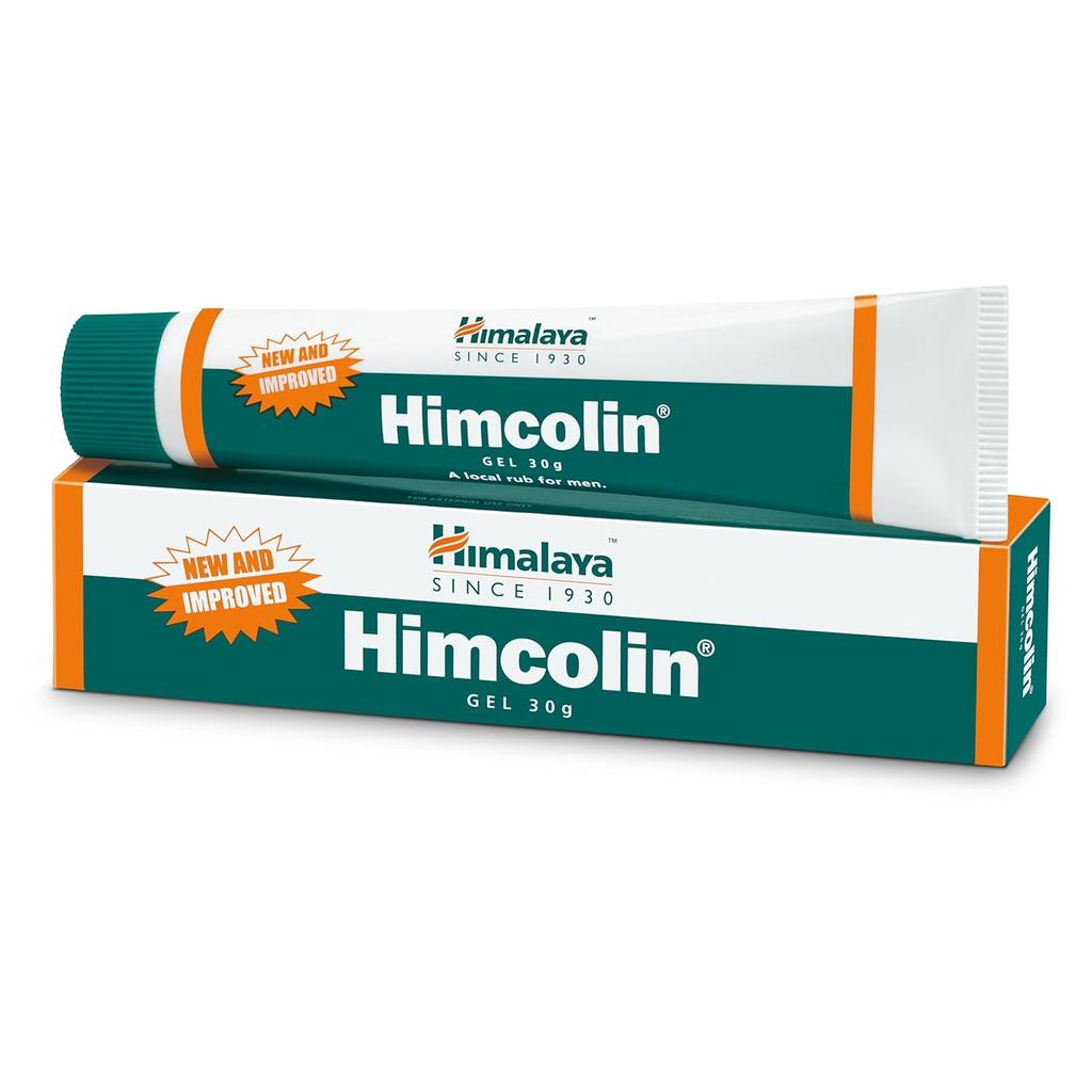 Himalaya Himcolin Gel 30g Herbal Intimacy Confidence Gel for Men, Personal Wellness Support, Gentle Daily Care Topical Herbal Formulation