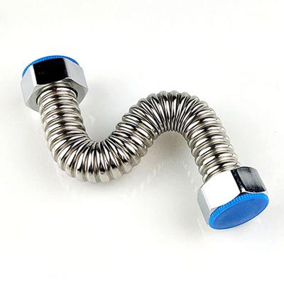 G1/2" Thickened Extendable Stainless Steel Home Water Heater Connector Plumbing Hose Tube Corrugated Pipe