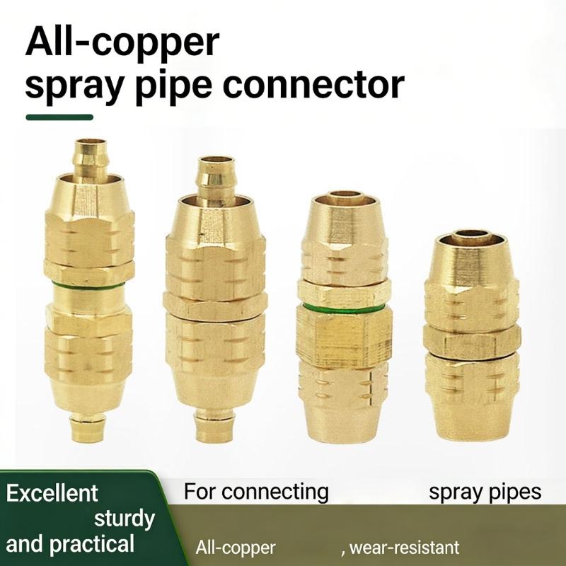 Heavy Duty Copper Water Pipe Joint Sprayer Hose Adapter for Farm Equipment Maintenance Sprayer Systems Enhancement