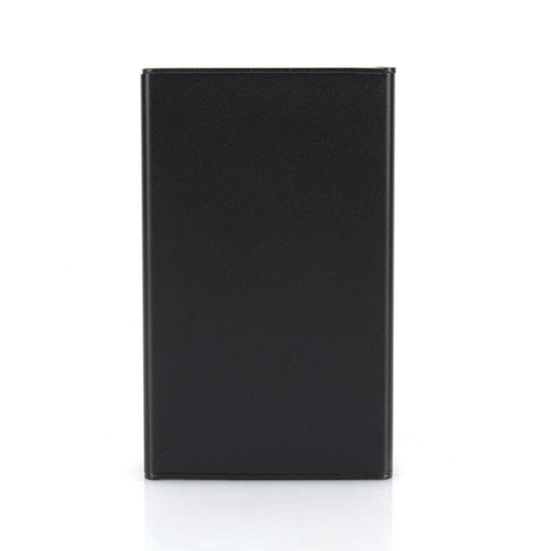 Black Metal Enclosure Box Heat Dissipation Case 80x50x20mm For Wiring Boards And Industrial Automation utilizes Housing
