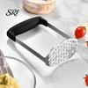 Vegetable Masher Tool Potato with Anti-Slip Rubber Handle U-Shaped Design Potatoes Heavy Duty Uniform Mesh for Sweet Pumpkin Beans Hand Press