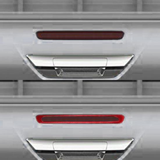 Red Carbon Fiber Inner Rear Tailgate Light Frame Cover For Toyota Hilux 15-21