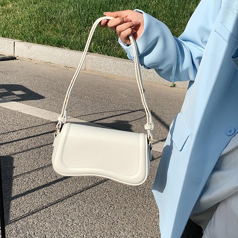 Women Leather Shoulder Hobo Bag Ladies Casual Armpit Bag Tote Handbag Trendy Crossbody Underarm Bag Flap Girl Satchel Purse Bags