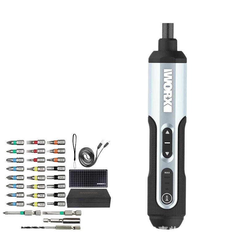 Worx WX240 Rechargeable Mini Electric Screwdriver - Multifunctional Household Tool