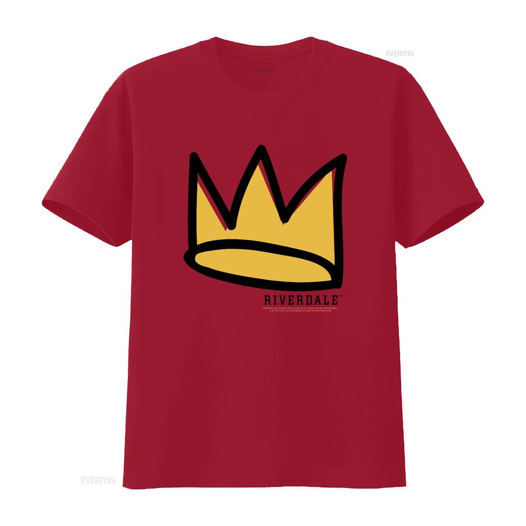 Riverdale Unisex's Jughead Hat Logo T Shirt Vintage Washed Unisex Stylish Fashion Streetwear Designer Clothes