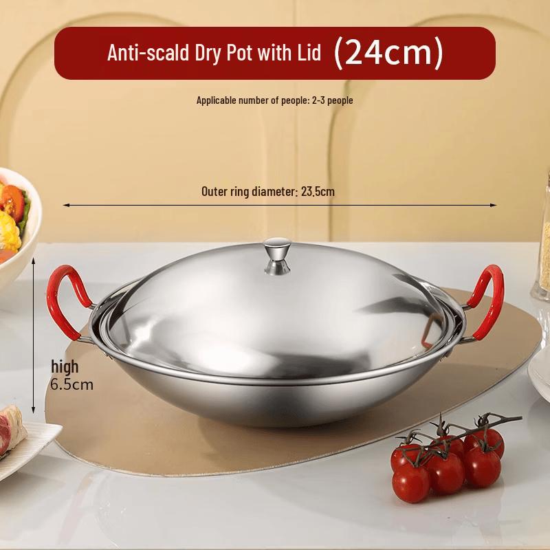 

Stainless Steel Alcohol Burner Dry Hot Pot