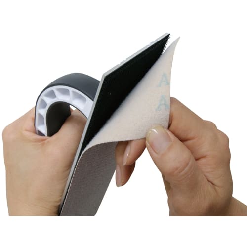 SK11 Hand Sander, Durable Aluminum Plate, HS-240A, Velcro Closure