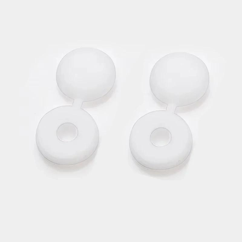 100pcs Plastic Self Tapping Screw Bolt Nail Nut Decorative Cap Protective Cover Hide Foldable Hinged for Furniture Car