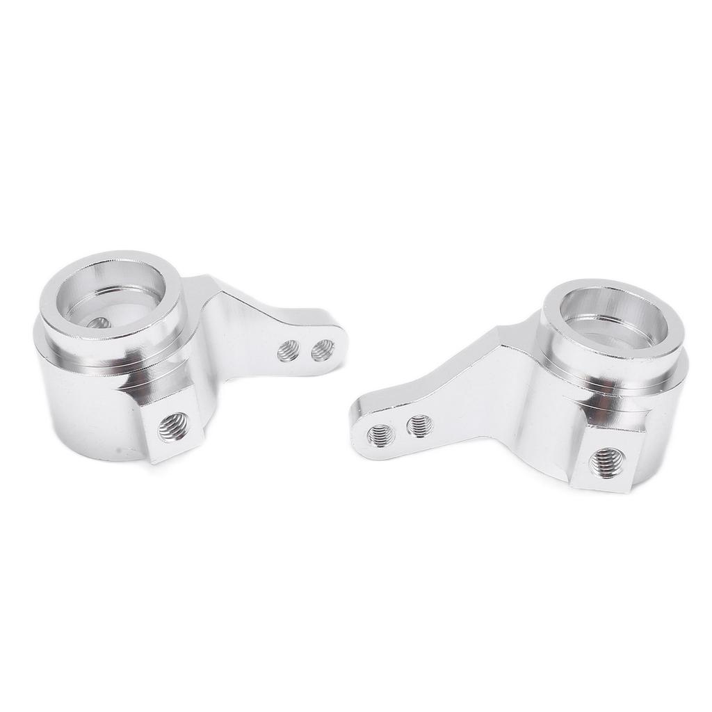 2Pcs Steering Cups Aluminum Alloy RC Car Replacement Parts Accessories for TAMIYA CC01Silver