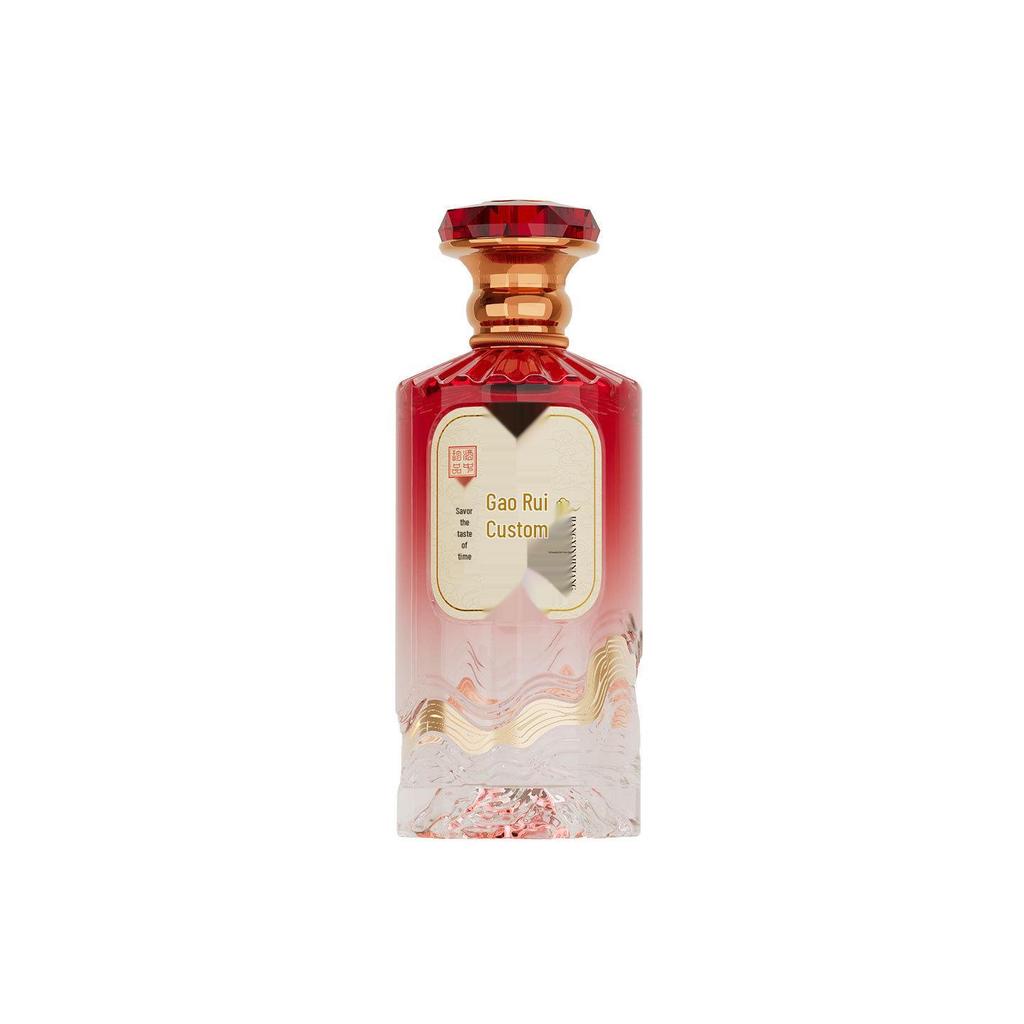Thickened Glass Baijiu Bottle Set, 500ml Wedding Collection Series