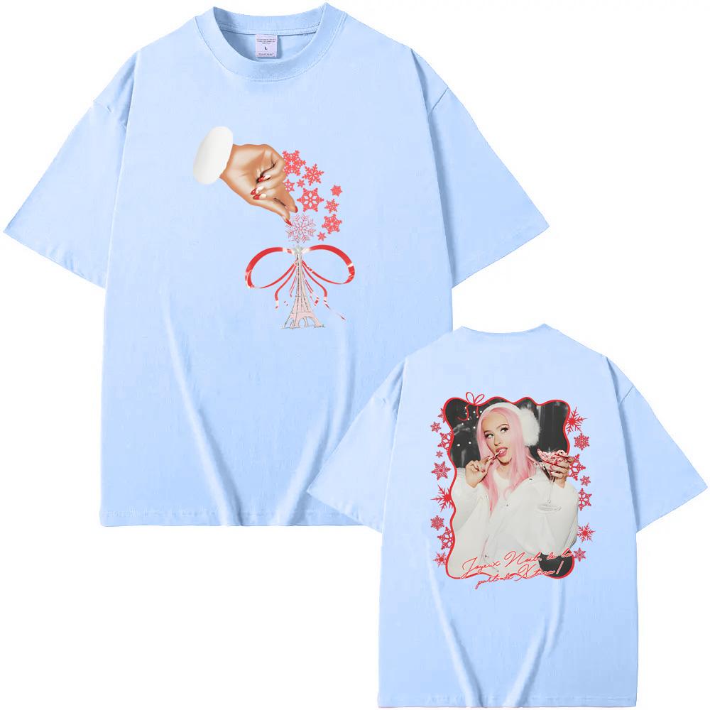 Vánoce v Paříži Grafické tričko Letní ležérní Christina Aguilera Vysoce kvalitní tričko Bavlna Kulatý výstřih Topy