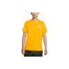 Nike T Shirts Men's Gold Crew Neck Moderate Straight Fit DJ1394-739