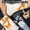 Soft 3D Dog Socks with Balls Comfortable Cotton Crew Socks for Women Men Fun Daily Wear Novelty Gifts for Dog Lovers