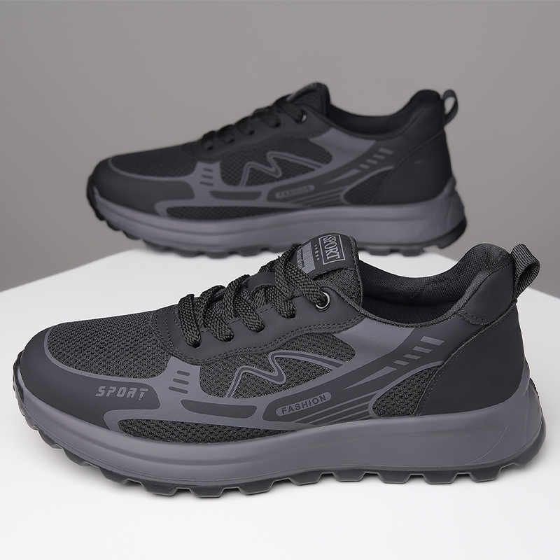 Fashion Laced Thick Heeled Wide Shoes Casual Man Trainers Fashionable Teenage Sneakers Sport Trend Shors Tenise Sports-et-leisure