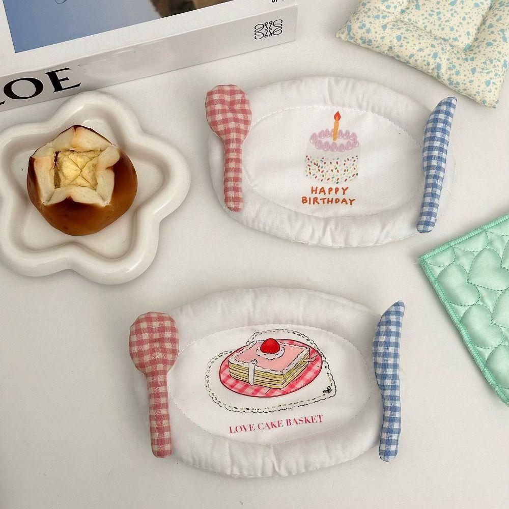 Cake Pattern Coaster Cartoon Placemats New Table Mat  Home Decoration