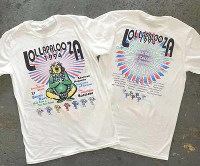 Vintage 1994 Lollapalooza Music Festival Tour  Reprint Unisex S-4XL Unisex T-Shirt