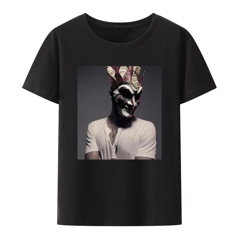 BenberFashion Unisex Heren Cartoon Unisex T-shirts Minimal Techno Muziek Humor Comfortabel Ronde Hals Korte Mouw DJ BORIS BREJCHA T-shirt 2XL