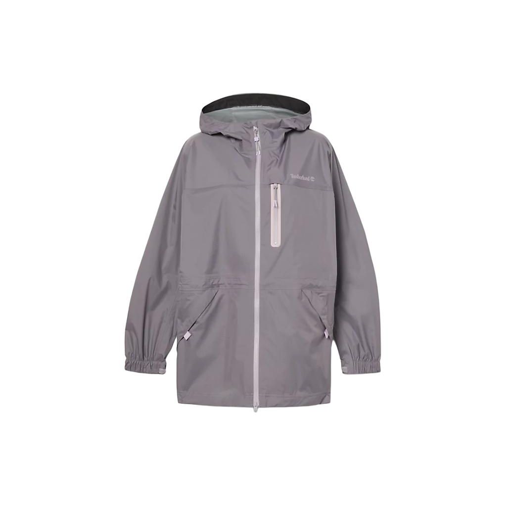 

Timberland Solid Color Outdoor Casual Sports Zip Hooded Waterproof Jacket Women jackets Purple A5PF6-EG7 M