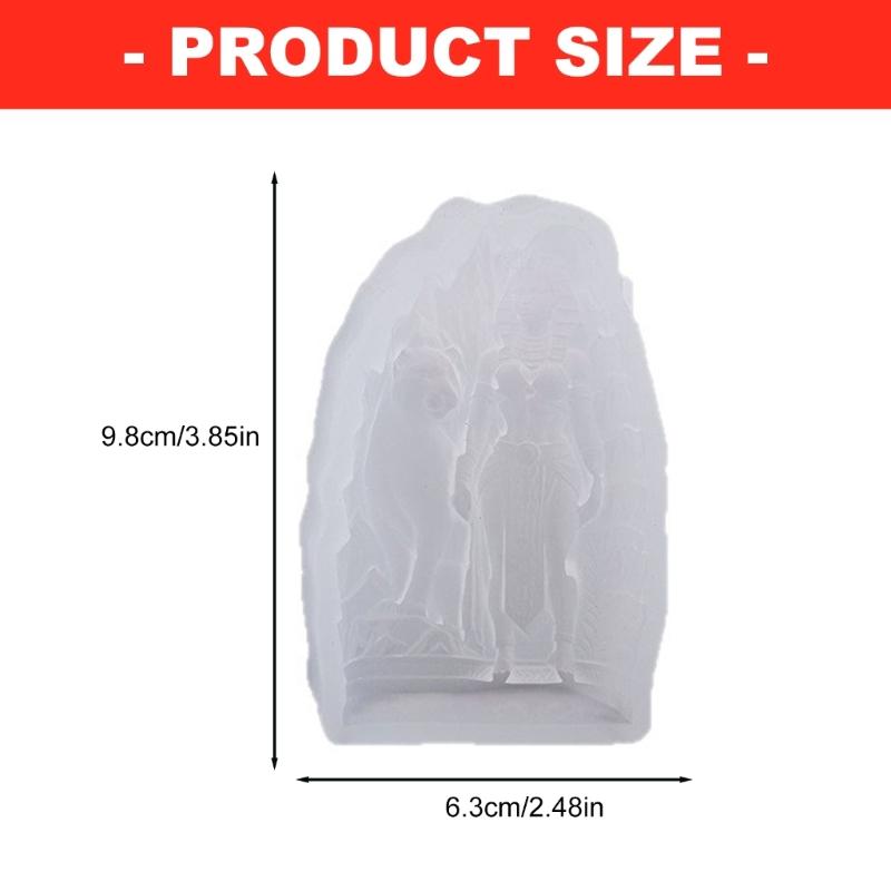 Leopards Egypt Lady Silicone Candle Molds Multipurpose Silicone Mould For Making Candle Soap Home Decoration Resin Art