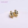 Wholesale Strong Magnetic Clasp Connector 18K Gold Plating Brass Mag-Lok Magnetic Clasp DIY Jewellery Making Supplies