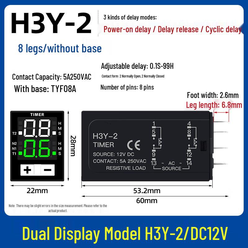

H3Y-2 Digital Time Delay Relay