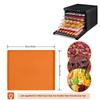 A84X-12X Silicone Dehydrator Trays For Making Fruit Leather, Non Stick Dehydrator Trays With Raised Edge Reusable Mats