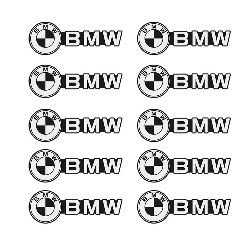 5/10Pcs 3D Aluminum Car Audio Stereo Speaker Badge Emblem Sticker For BMW E92 X3 M E62 E91 Performance E90 E34 X5 X6 E53 E61 E93 Z111