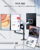 Dual Mobile Monitor Inch Touch Panel Mobile Monitor 2 Screens EVICIV sRGB Triple Monitor FHD1080p Foldable Dual Display Mobile Display Portable