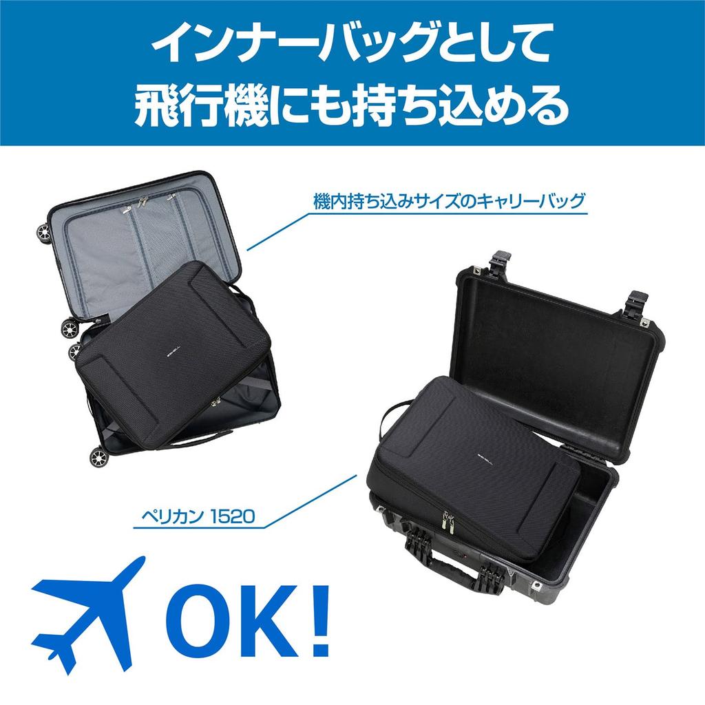 HAKUBA Plus Shell Camera Fits As an Inner Case for and Compatible with Action Cameras and Features YKK AMZPSCC 4977187214918 Container, Medium, Black,