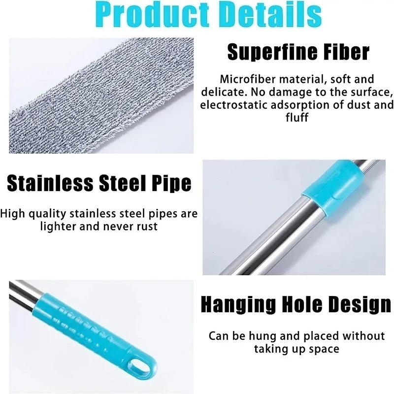 Duster Brush Household Long Handle Cleaning Mop Microfiber Gap Dust Cleaner Bedside Sofa Brushes Household Cleaning Tools