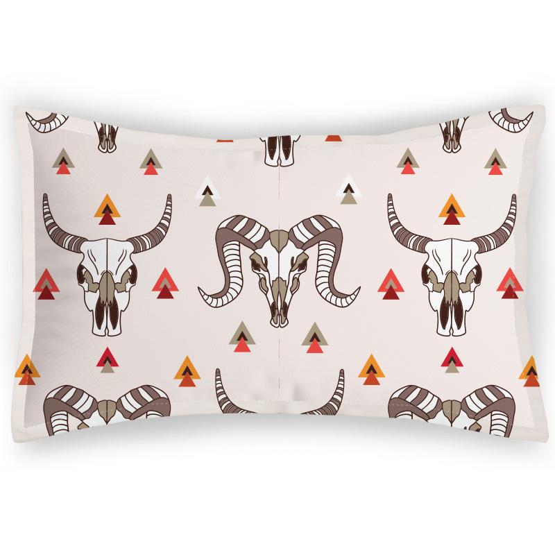 Mr. Bag Chinese Style Cow Shading Pillowcase Children's Cartoon Pillowcase Digital Printed Pillowcase