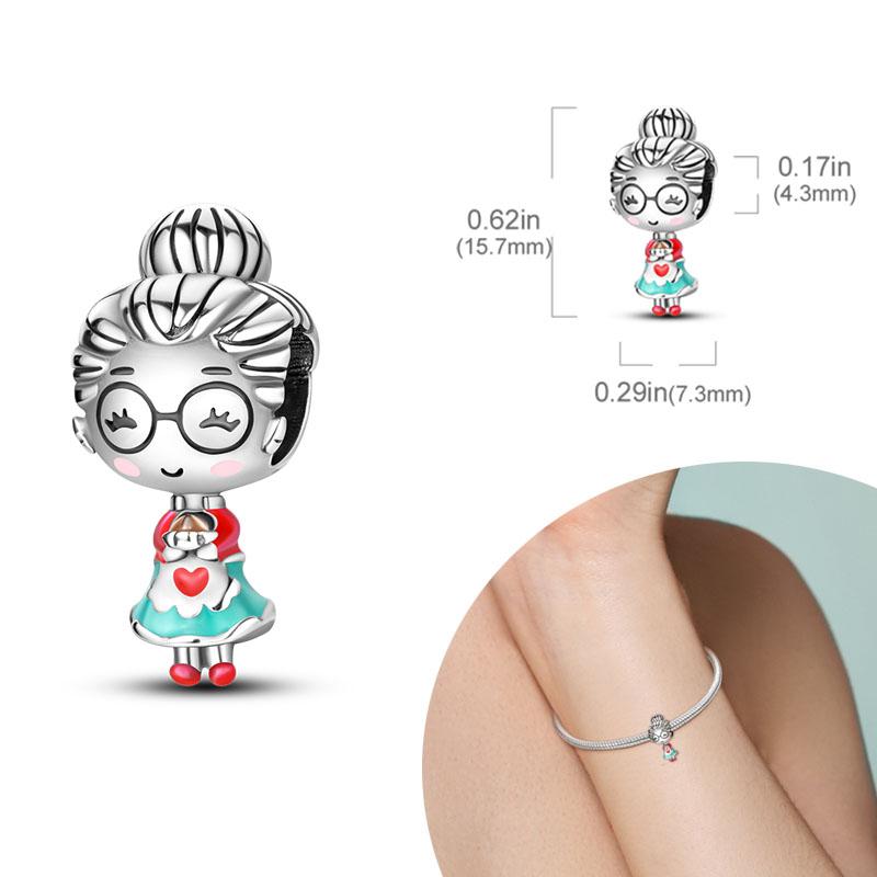 New 925 Silver Charm Bead Fit Original Bracelet Charms for Women Necklace DIY Jewelry Gift