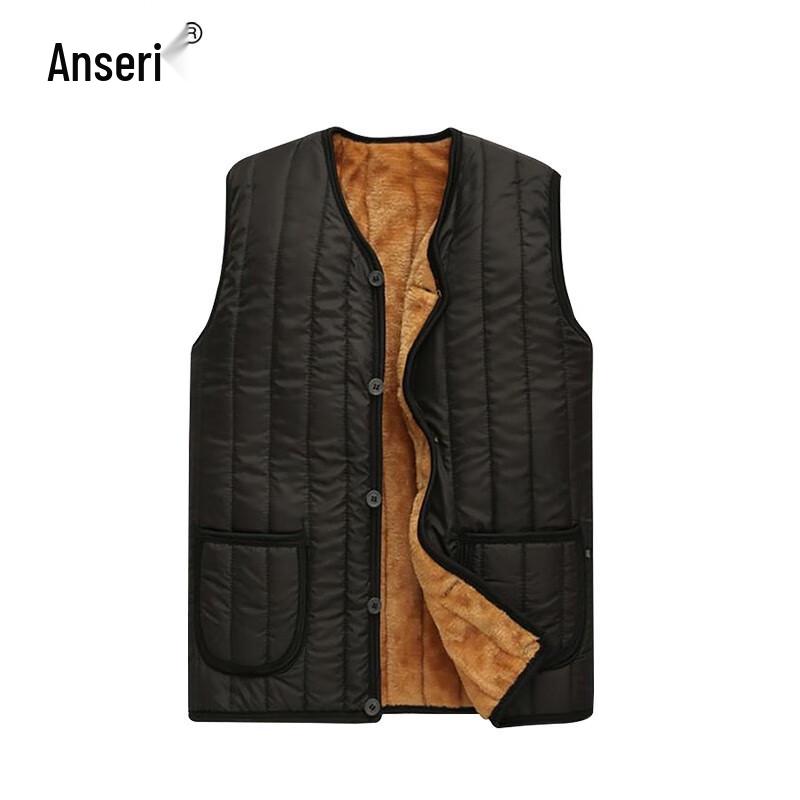 Ansairui Warm Fleece Work Vest 2XL чёрный