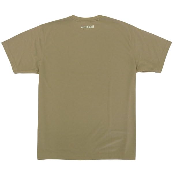 montbell wickron t-shirt camp bear uv cut 1114729 tan/l
