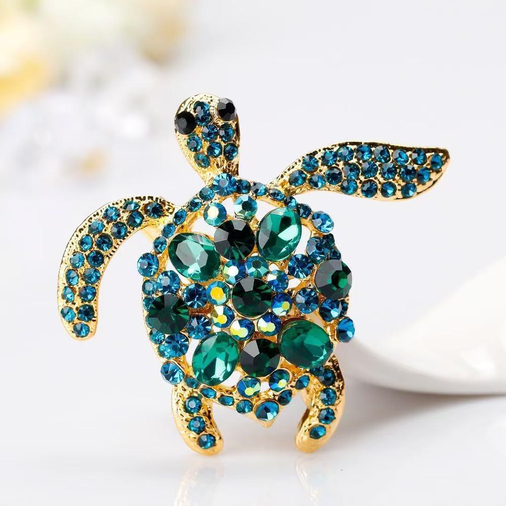 Diamond Butterfly Versatile Simple Brooch Flower Anti-light Pin Clothing Accessories Corsage